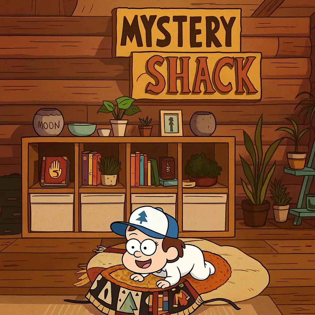 Photo converted to Gravity Falls style