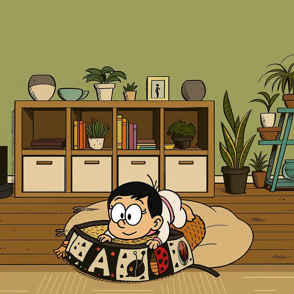 Photo converted to The Loud House style
