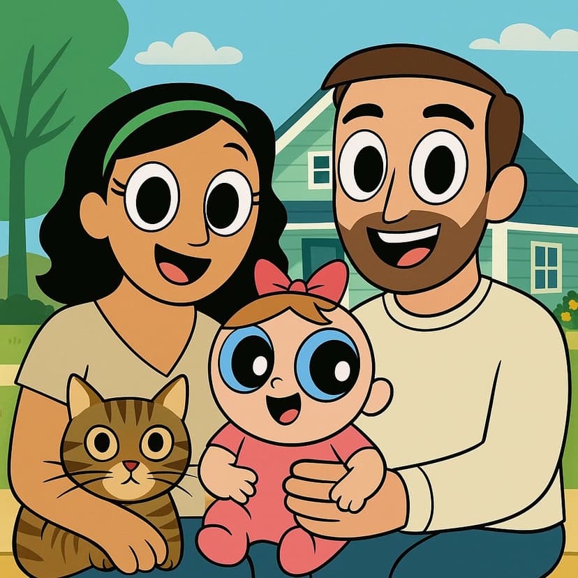 The Powerpuff Girls style example