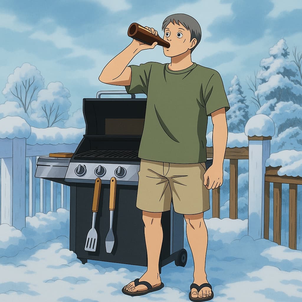 guy-beer photo transformed into One Piece AI artwork - one piece style generator