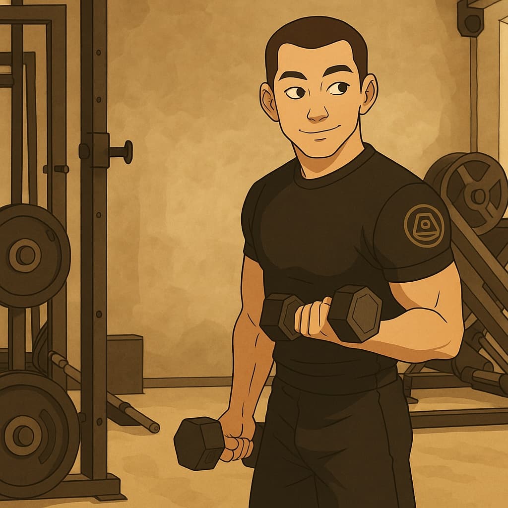 guy-gym photo transformed into Avatar The Last Airbender AI artwork - avatar the last airbender style generator