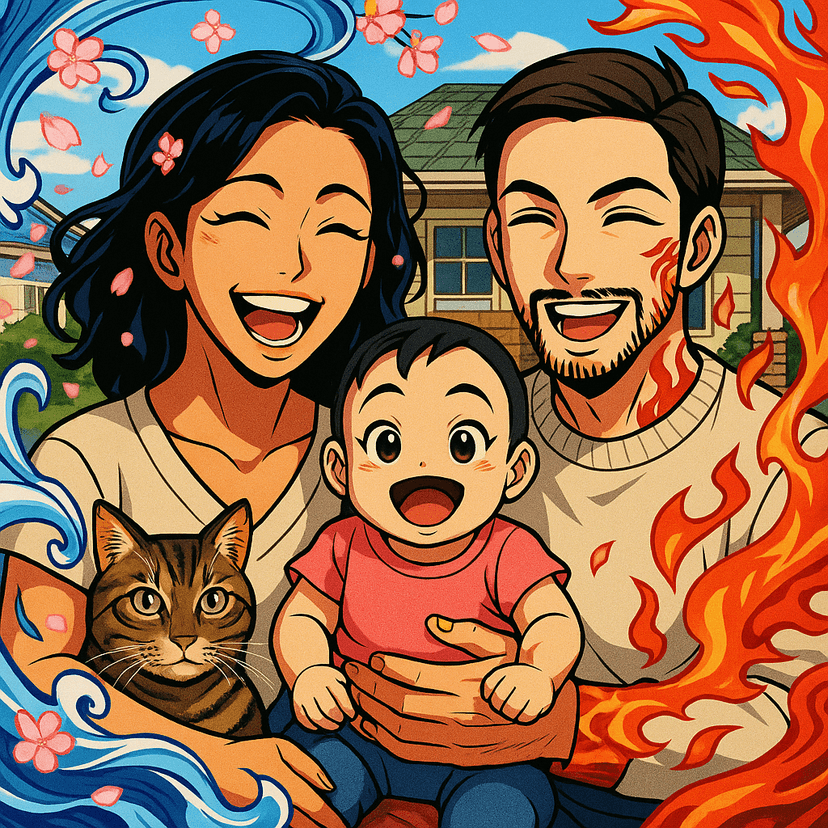 Demon Slayer: Kimetsu no Yaiba style example