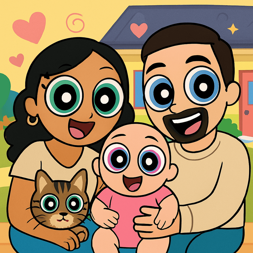 The Powerpuff Girls style example