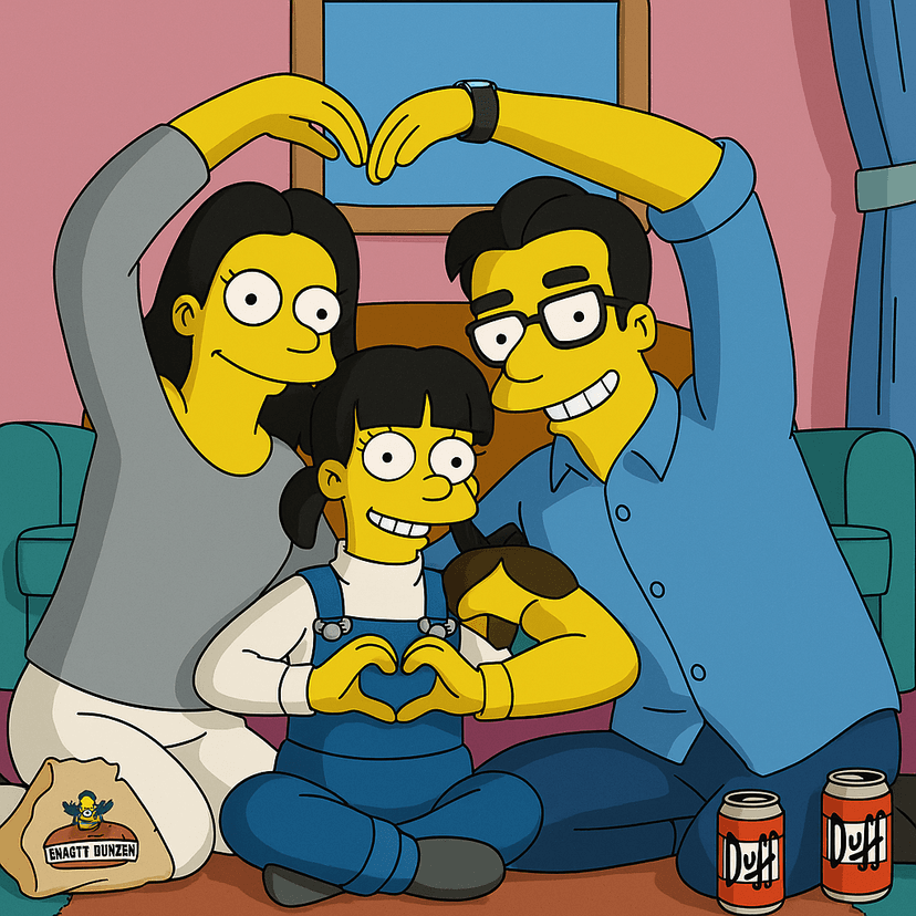 The Simpsons style example