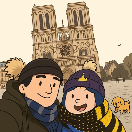 couple-notradome photo transformed into Adventure Time AI artwork - adventure time style generator