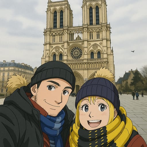 couple-notradome photo transformed into Fullmetal Alchemist AI artwork - fullmetal alchemist style generator