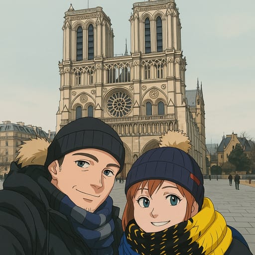 couple-notradome photo transformed into Neon Genesis Evangelion AI artwork - neon genesis evangelion style generator