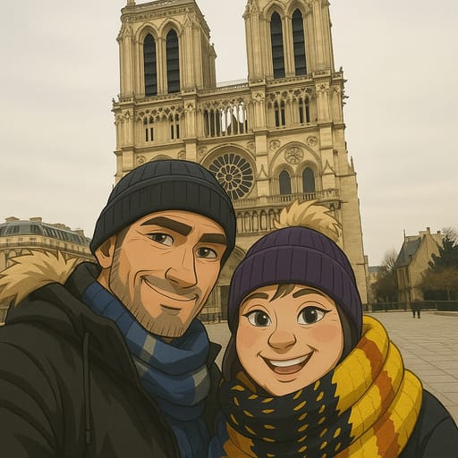 couple-notradome photo transformed into Star Wars: The Clone Wars AI artwork - star wars: the clone wars style generator