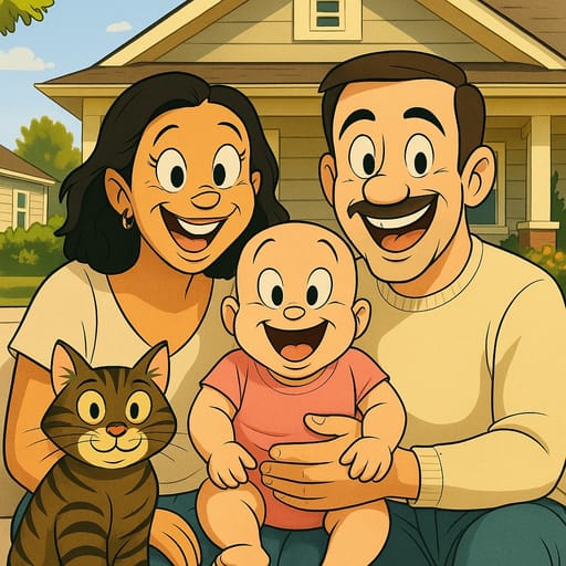 Looney Tunes AI anime style image