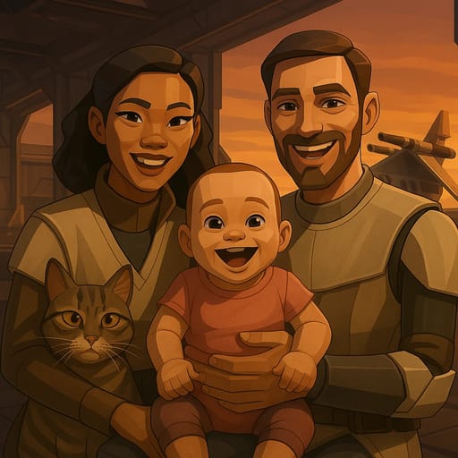 Star Wars: The Clone Wars AI anime style image