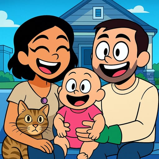 Teen Titans Go! AI anime style image