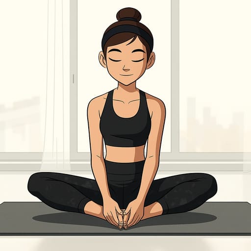 girl-yoga photo transformed into Ben 10 AI artwork - ben 10 style generator