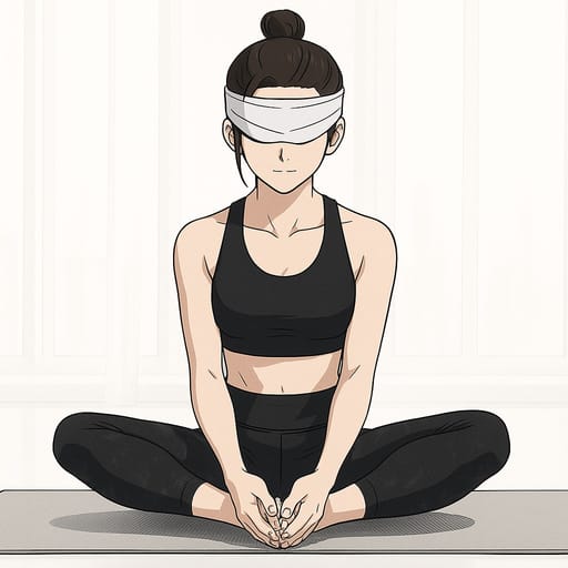 girl-yoga photo transformed into Jujutsu Kaisen AI artwork - jujutsu kaisen style generator