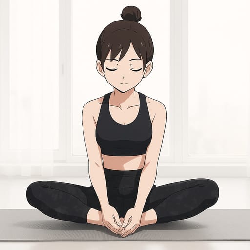 Romantic Anime Couple AI style example 2 - AI-generated romantic anime couple artwork