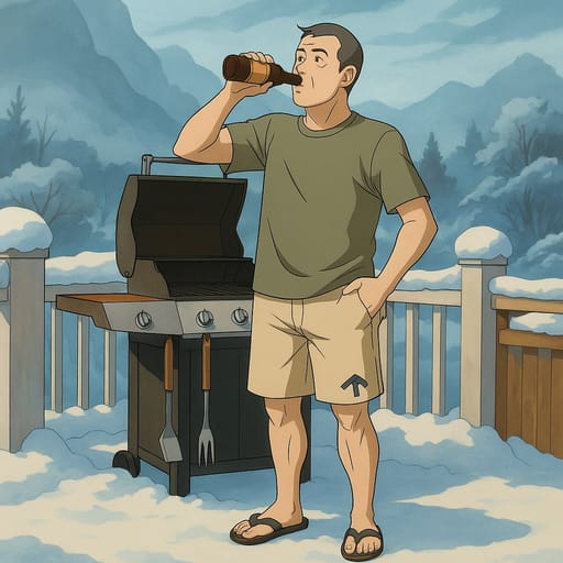 guy-beer photo transformed into Avatar The Last Airbender AI artwork - avatar the last airbender style generator