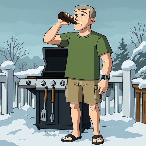 guy-beer photo transformed into Ben 10 AI artwork - ben 10 style generator