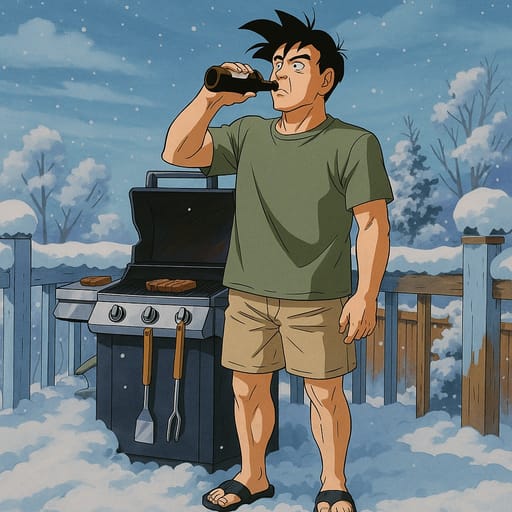 Toei Animation Studio AI style example 4 - AI-generated toei animation studio artwork