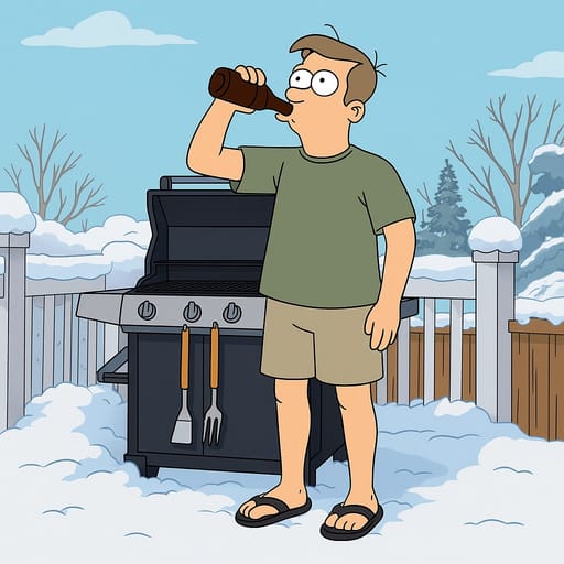 guy-beer photo transformed into Futurama AI artwork - futurama style generator