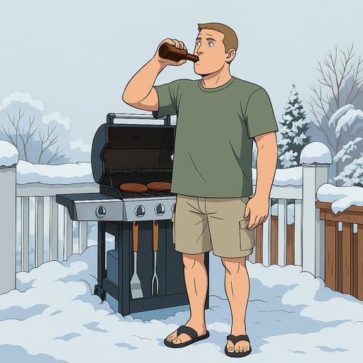 guy-beer photo transformed into Invincible AI artwork - invincible style generator