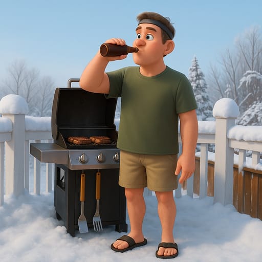 guy-beer photo transformed into Pixar AI artwork - pixar style generator