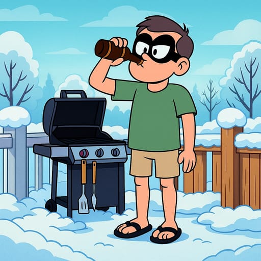 guy-beer photo transformed into Teen Titans Go! AI artwork - teen titans go! style generator