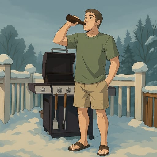 guy-beer photo transformed into The Dragon Prince AI artwork - the dragon prince style generator