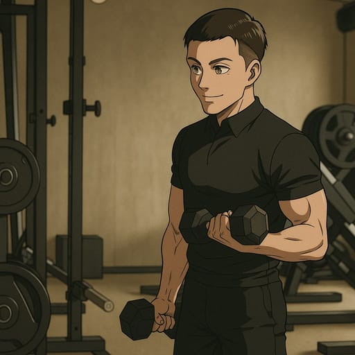 Husbando AI style example 2 - AI-generated husbando artwork