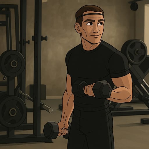 guy-gym photo transformed into Star Wars: The Clone Wars AI artwork - star wars: the clone wars style generator