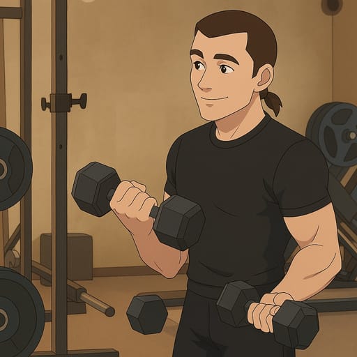 guy-gym photo transformed into The Dragon Prince AI artwork - the dragon prince style generator