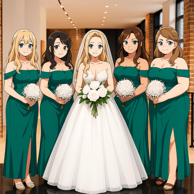 Idol Singer AI style example 4 - AI-generated idol singer artwork