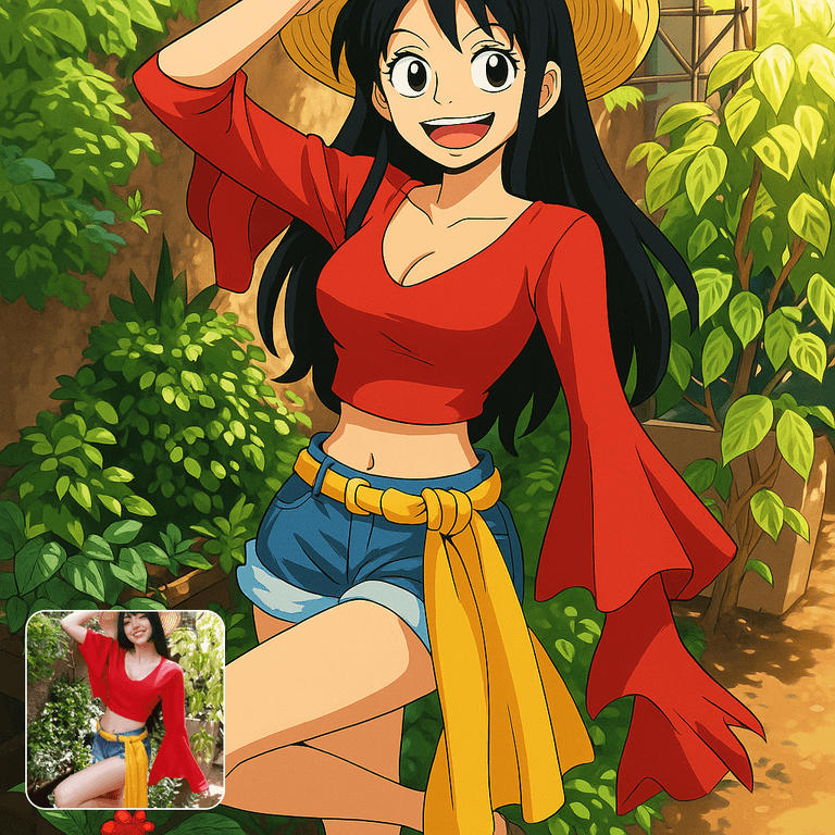 AI cartoon photo generator creative example